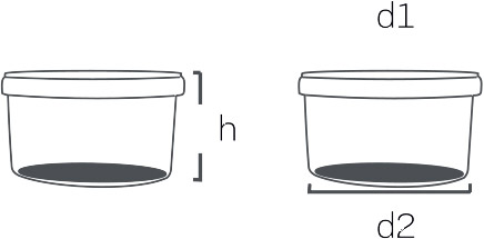 Oval – shaped packaging pails